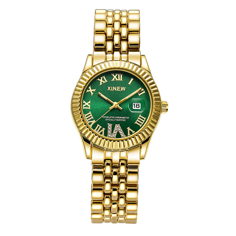 Minimalist Thin Watch - Ladies Big Brand Golden Watches Women