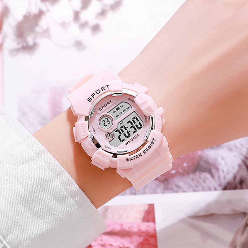 Smartwatch Watches Kids - Fashion Kids Watches Luminous Waterproof Sports