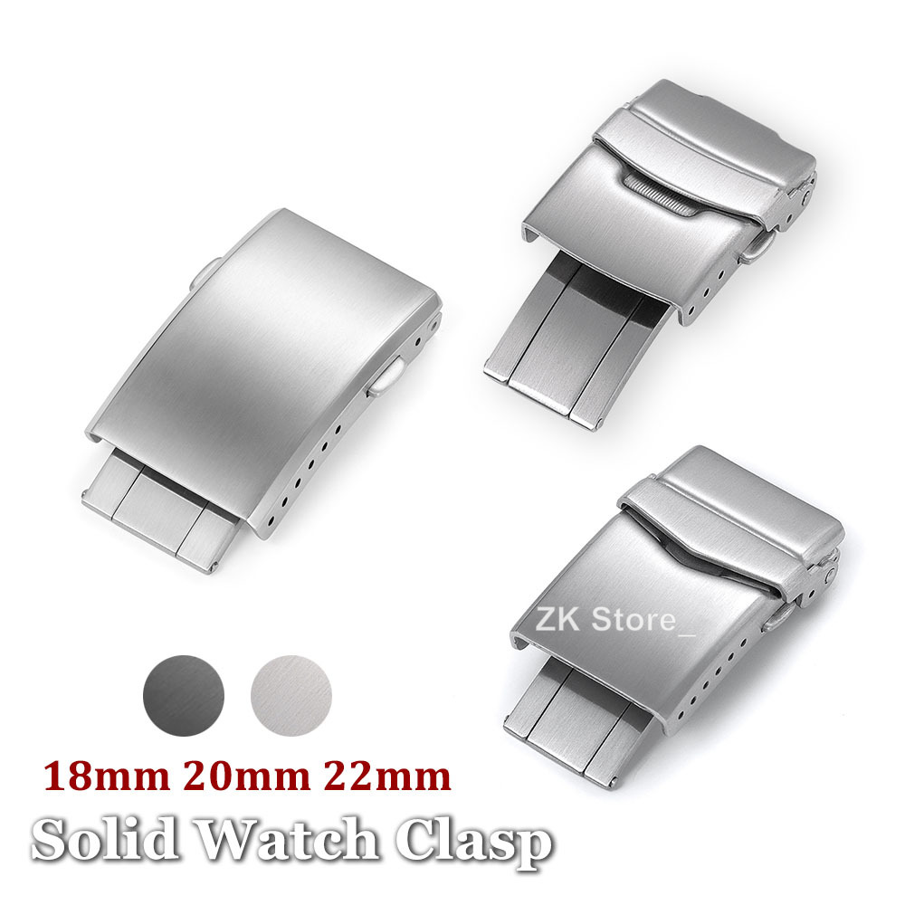 Replacement Watch Bracelet - 18mm 20mm 22mm Watch Clasp Folding
