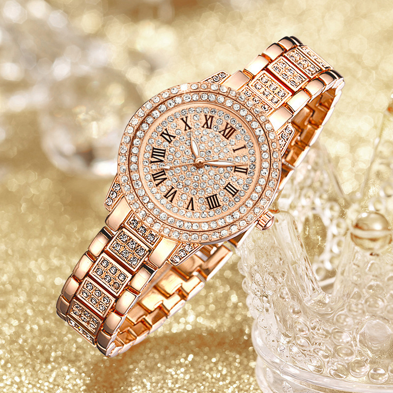 Minimalist Thin Watch - Women's Luxury Crystal Exquisite Wristwatch Quartz
