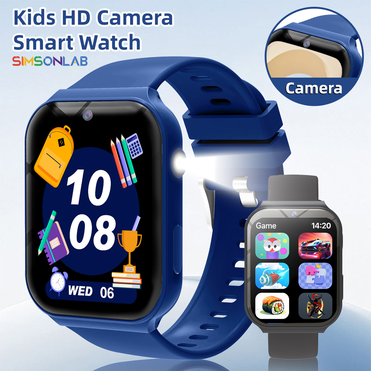 Smartwatch New Watches 2025 - Study Partners for Kids HD Camera