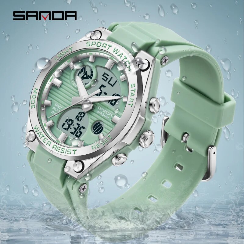 Minimalist Thin Watch - SANDA Brand G Style LED Digital