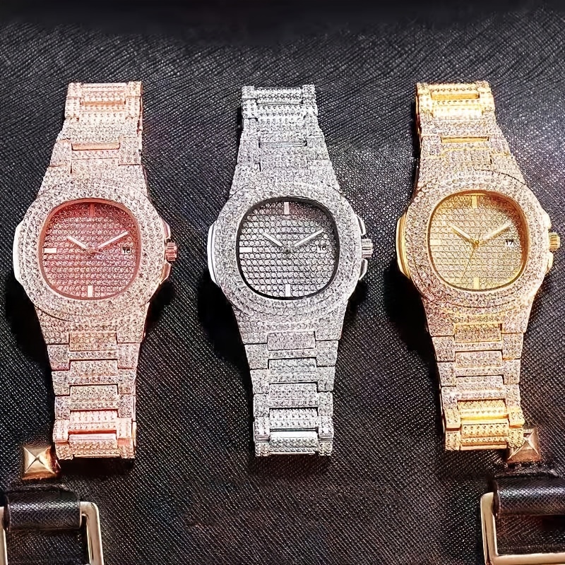 Minimalist Thin Watch - 1pc Popular Hip Hop Full Artificial