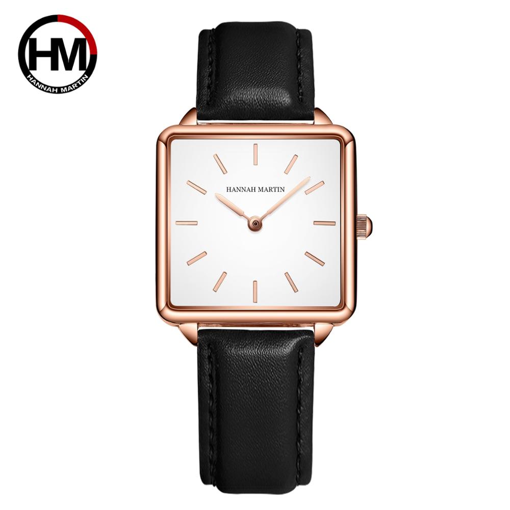 Minimalist Thin Watch - Genuine Leather Strap Japan Quartz Movement