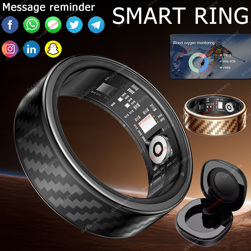 Smartwatch New Watches 2025 - Newest Smart Ring Call Message Notification