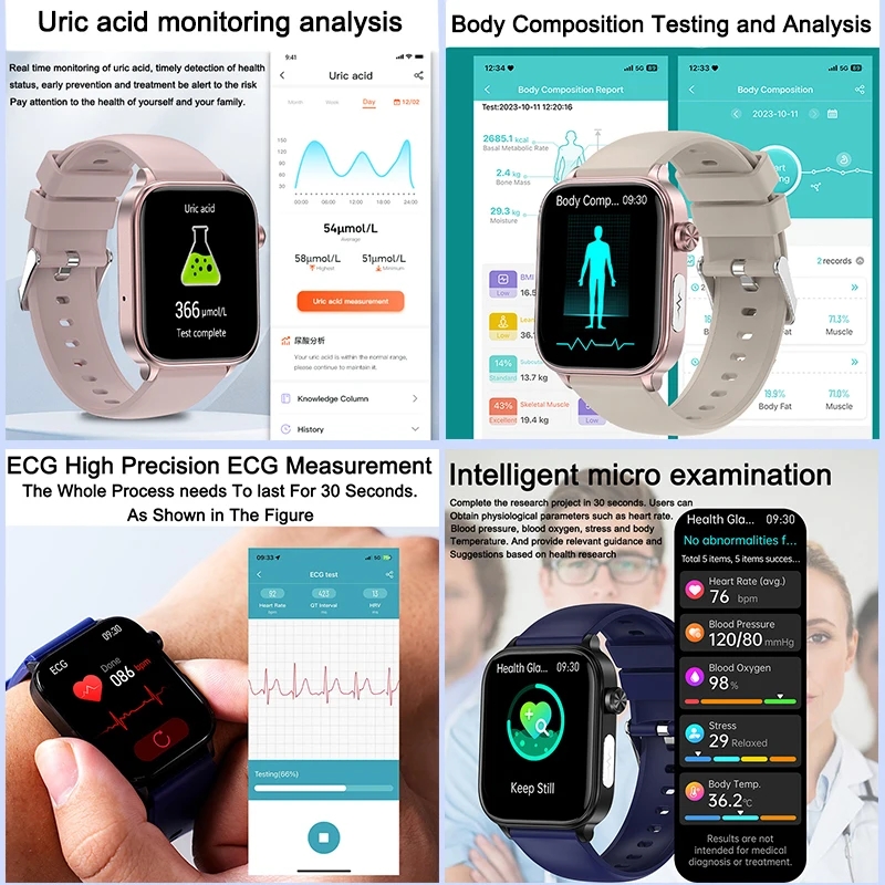 2025 New For XIAOM1 ECG+PPG Bl - Smartwatch New Watches 2025 ulasan dan harga