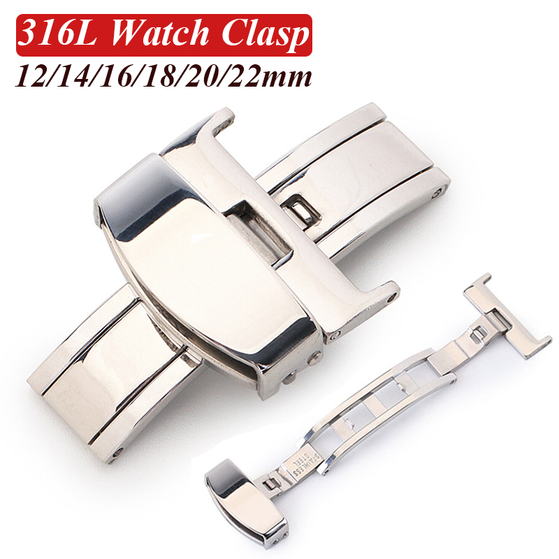 316L Stainless Steel Butterfly - Replacement Watch Bracelet ulasan dan harga