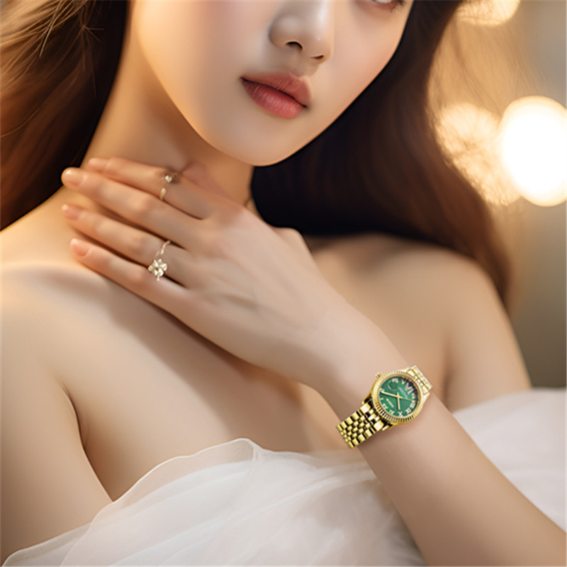 Ladies Big Brand Golden Watche - Minimalist Thin Watch ulasan dan harga