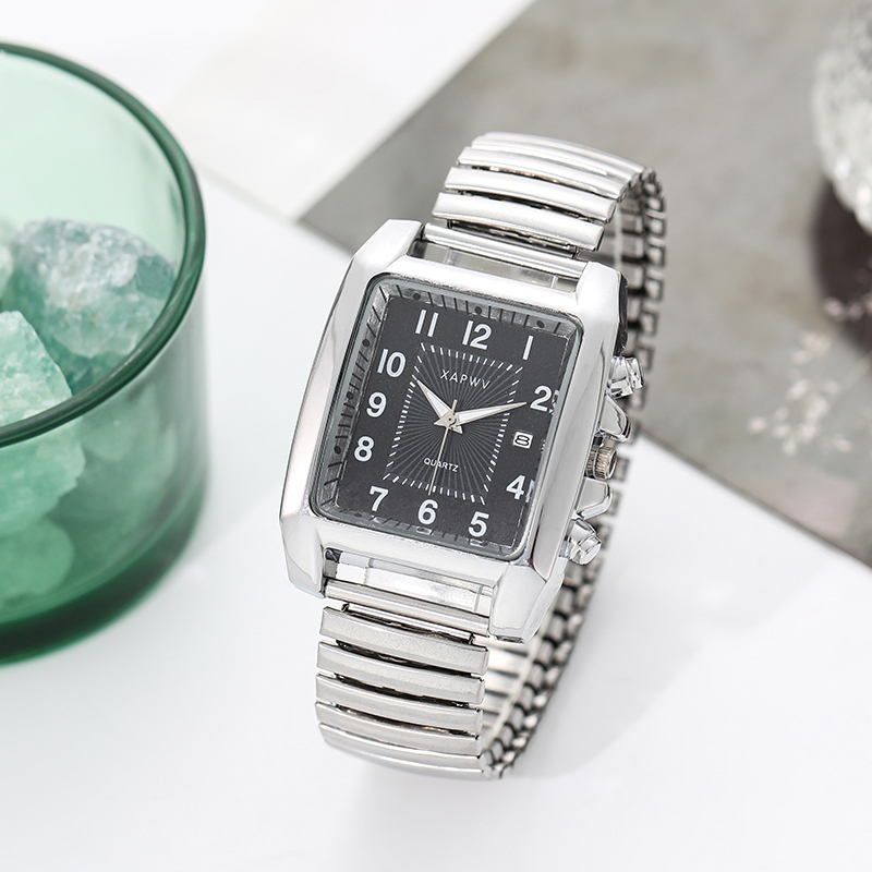 Square Men's Watch Elastic Ban - Watch Winder Single ulasan dan harga