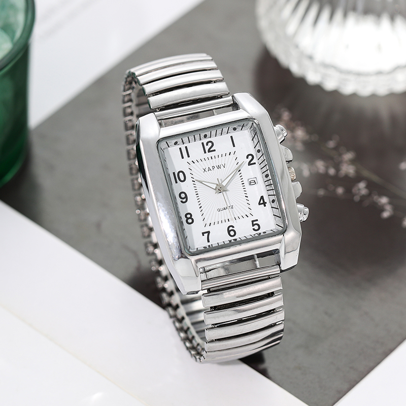Square Men's Watch Elastic Ban - Watch Winder Single ulasan dan harga