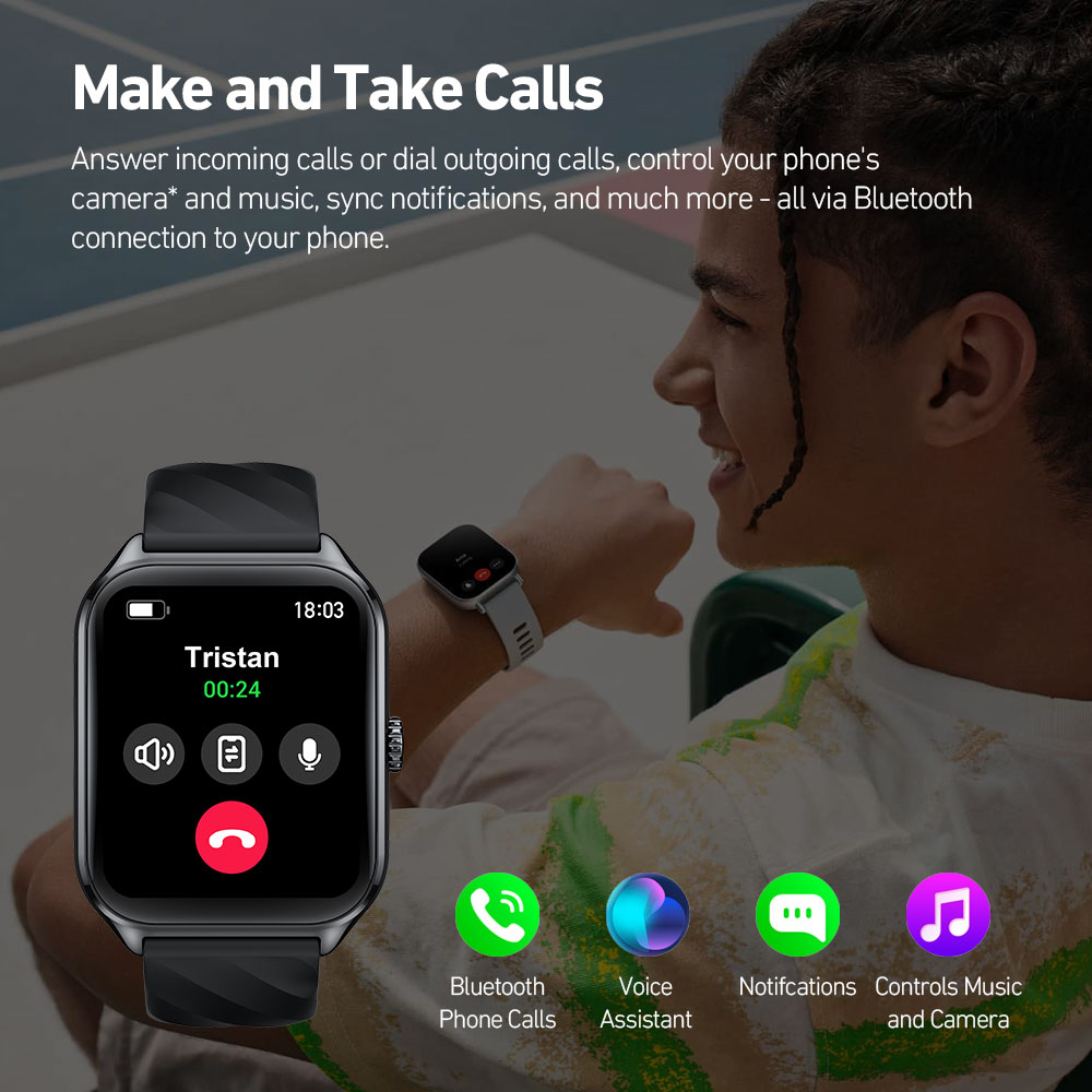 New Zeblaze GTS 4 Voice Callin - Smartwatch New Watches 2025 ulasan dan harga