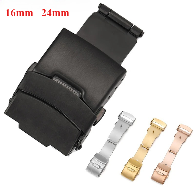 316L Solid Stainless Steel Buc - Replacement Watch Bracelet ulasan dan harga