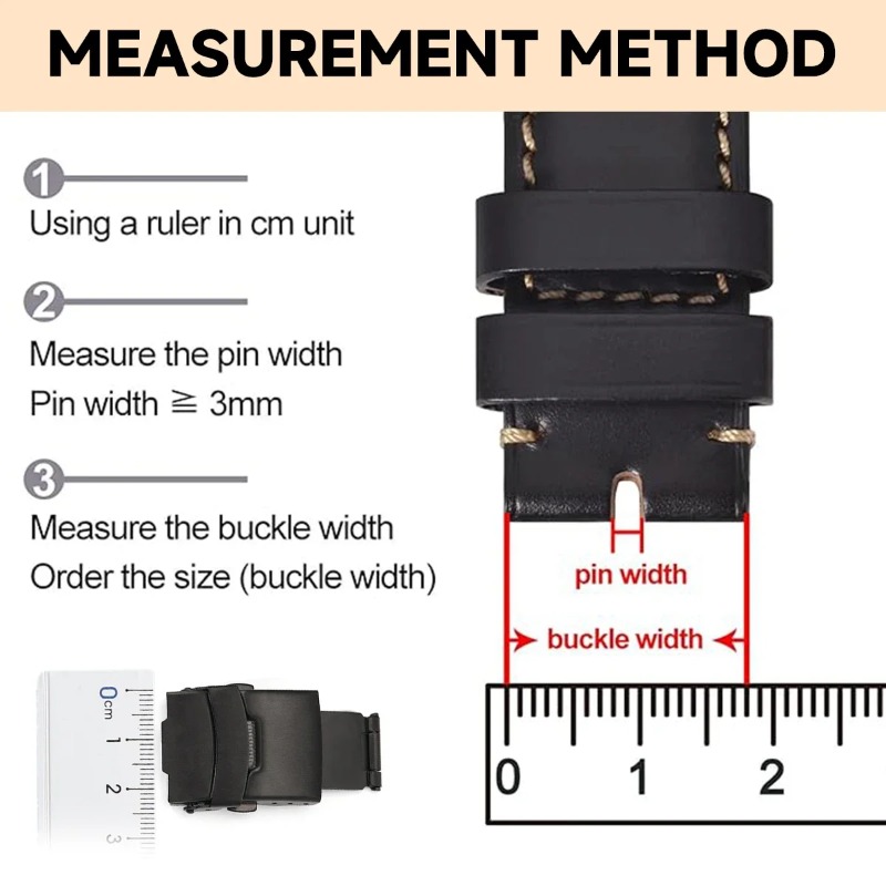 316L Solid Stainless Steel Buc - Replacement Watch Bracelet ulasan dan harga