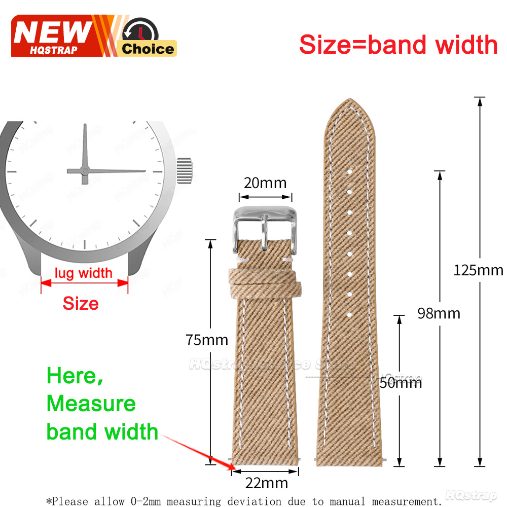 Nylon Denim Fabric Watch Strap - Omega Watches Smartwatch ulasan dan harga