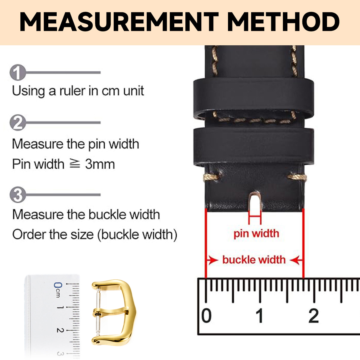 Stainless Steel Buckle 12mm 14 - Replacement Watch Bracelet ulasan dan harga