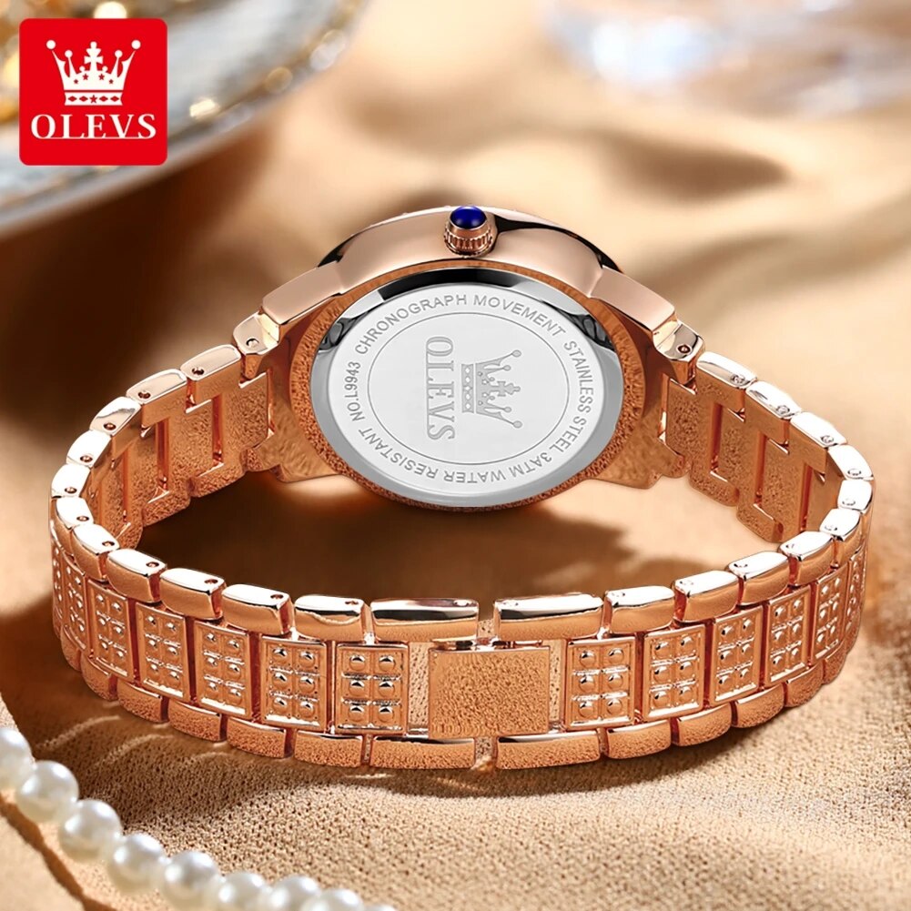 OLEVS 9943 Luxury All Diamond  - Minimalist Thin Watch ulasan dan harga