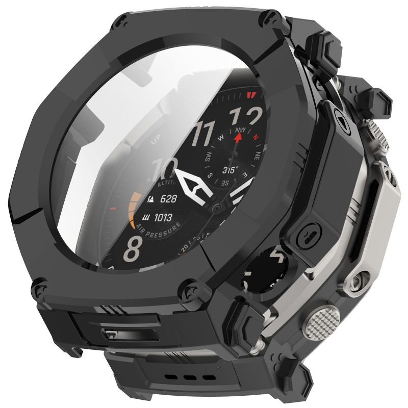 PC+Tempered Glass Case for Ama - Smartwatch Watches Amazfit ulasan dan harga