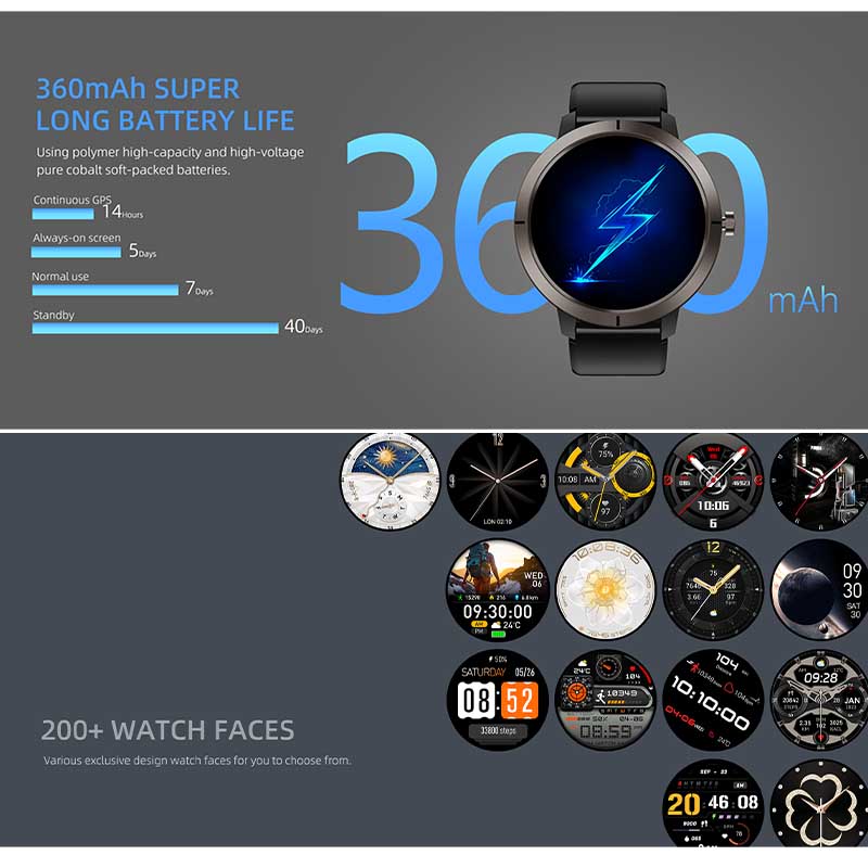 2026 GPS Smart Watch AMOLED 1. - Hybrid Smartwatch ulasan dan harga