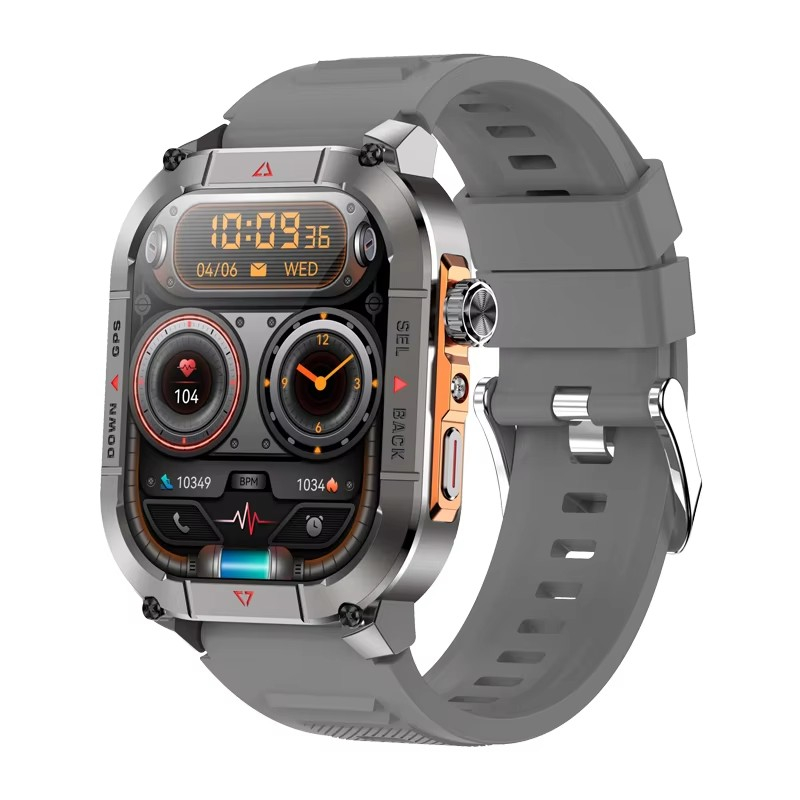 New HK84 Men Smart Watch AMOLE - Smartwatch Watches For Men With Gps ulasan dan harga