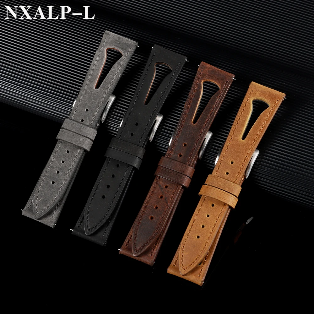 Cowhide Watch Band 20mm 21mm 2 - Omega Watches Smartwatch ulasan dan harga