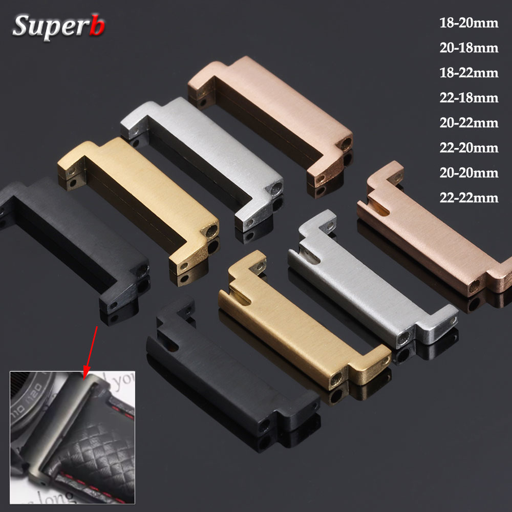 1 Pair Watch Strap Adapter 18m - Replacement Watch Bracelet ulasan dan harga