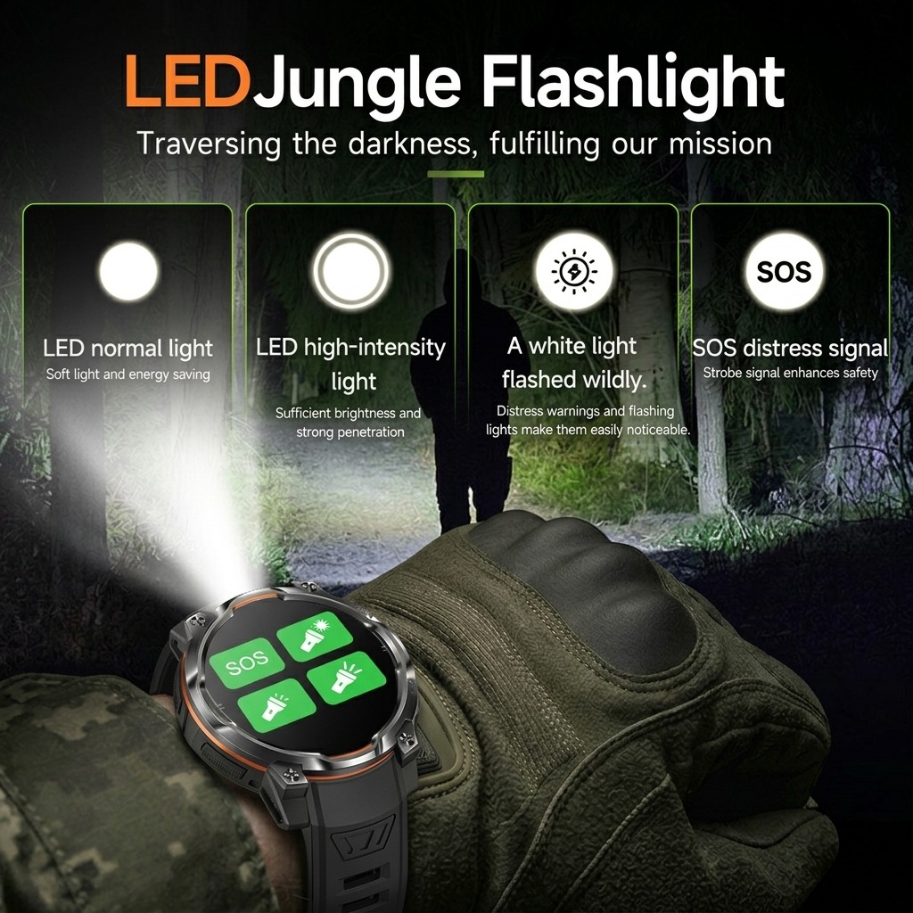 2026New Military Built-in GPS  - Watch Vs Smartwatch ulasan dan harga