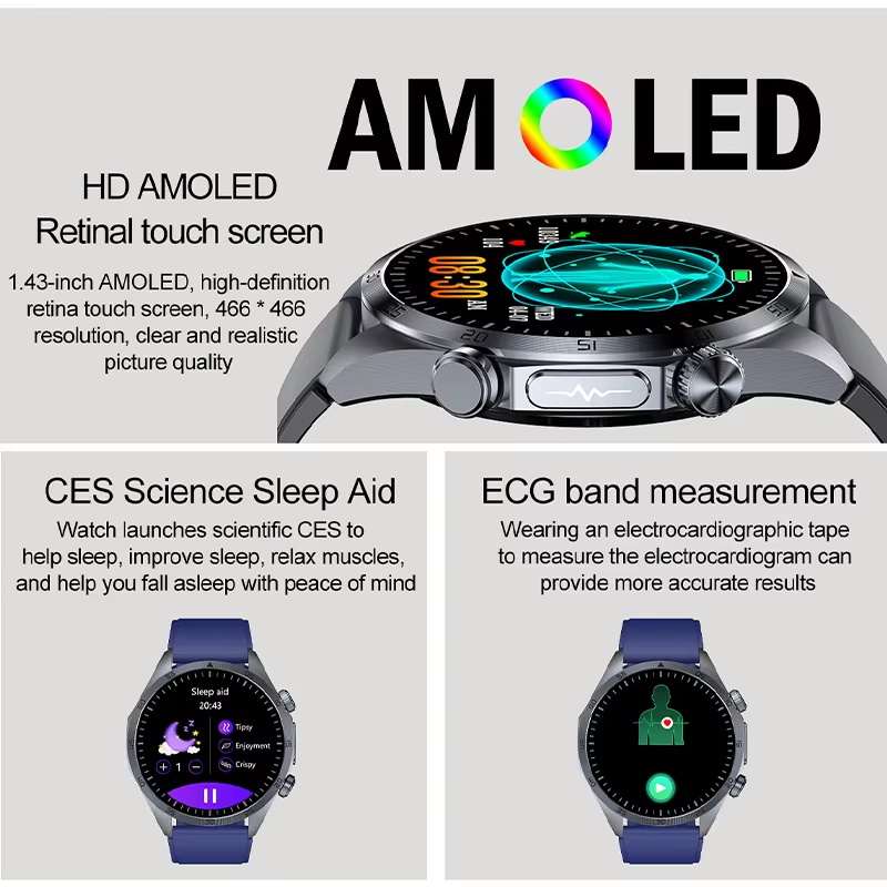 2026 New ECG+PPG Monitor Pulse - Smartwatch New Watches 2025 ulasan dan harga