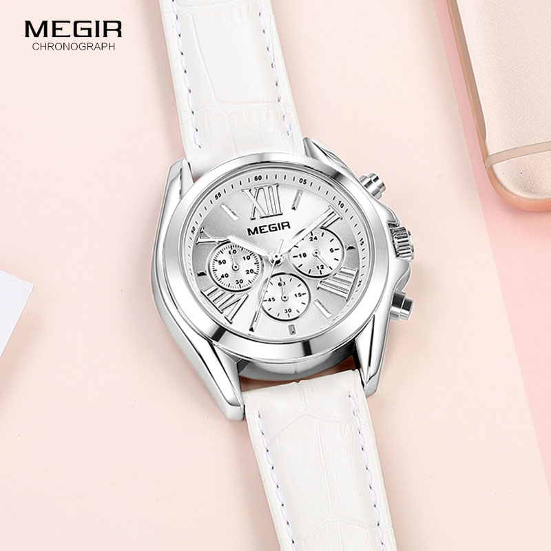 MEGIR2019 New Luxury Leather W - Minimalist Thin Watch ulasan dan harga