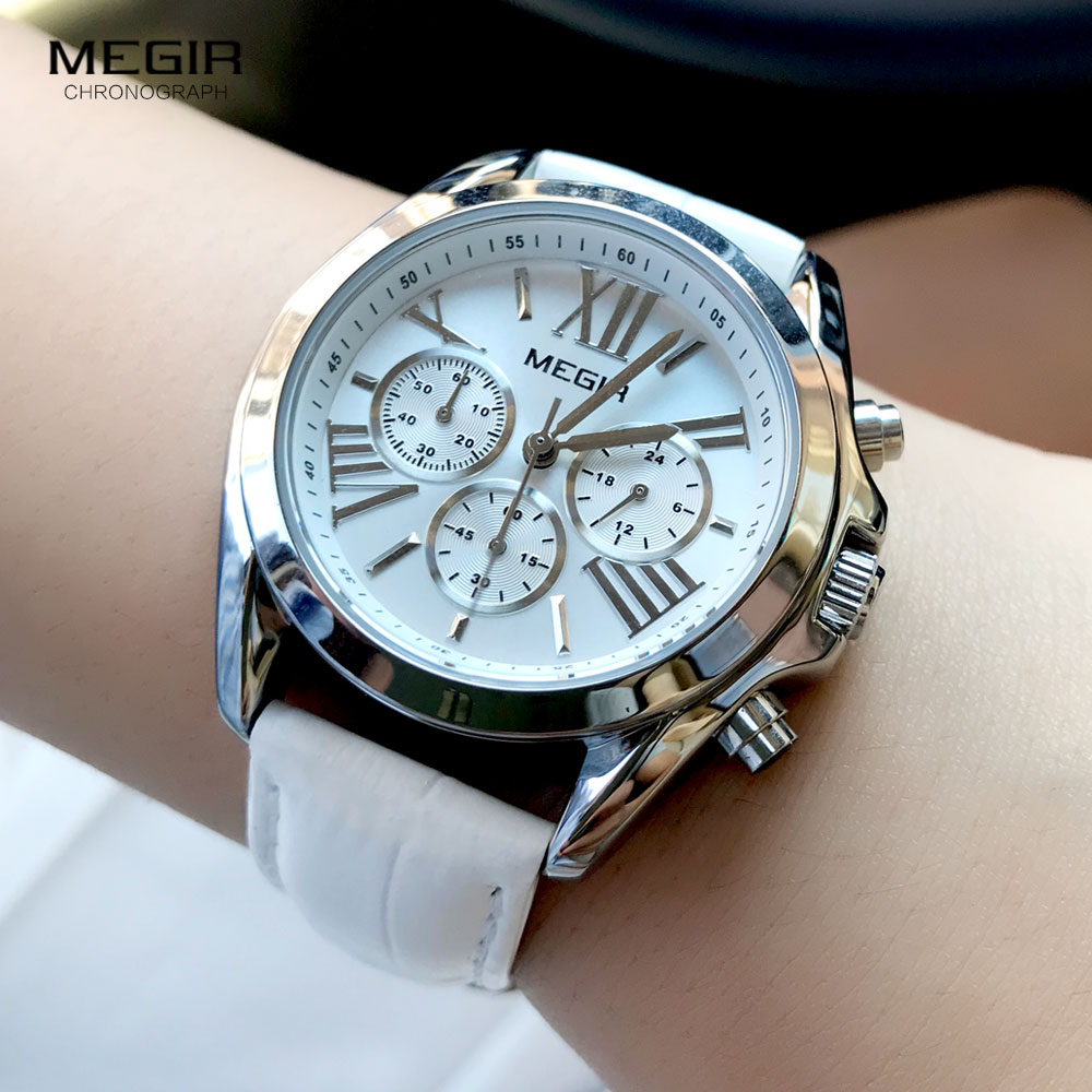 MEGIR2019 New Luxury Leather W - Minimalist Thin Watch ulasan dan harga
