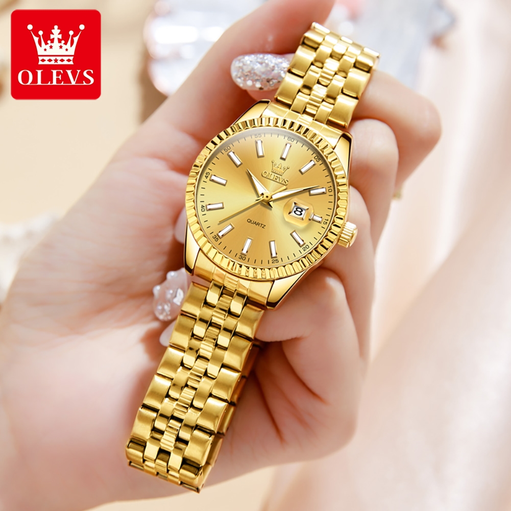 OLEVS 5593 Quartz Women's Watc - Minimalist Thin Watch ulasan dan harga