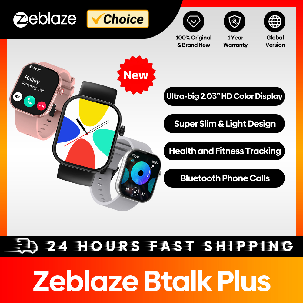 New Zeblaze Btalk Plus Voice C - Hybrid Smartwatch ulasan dan harga