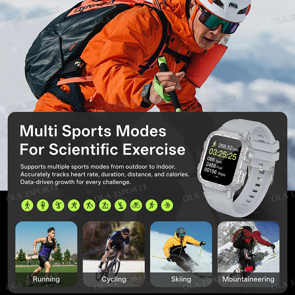 Military Outdoor Smart Watch M - Hybrid Smartwatch ulasan dan harga