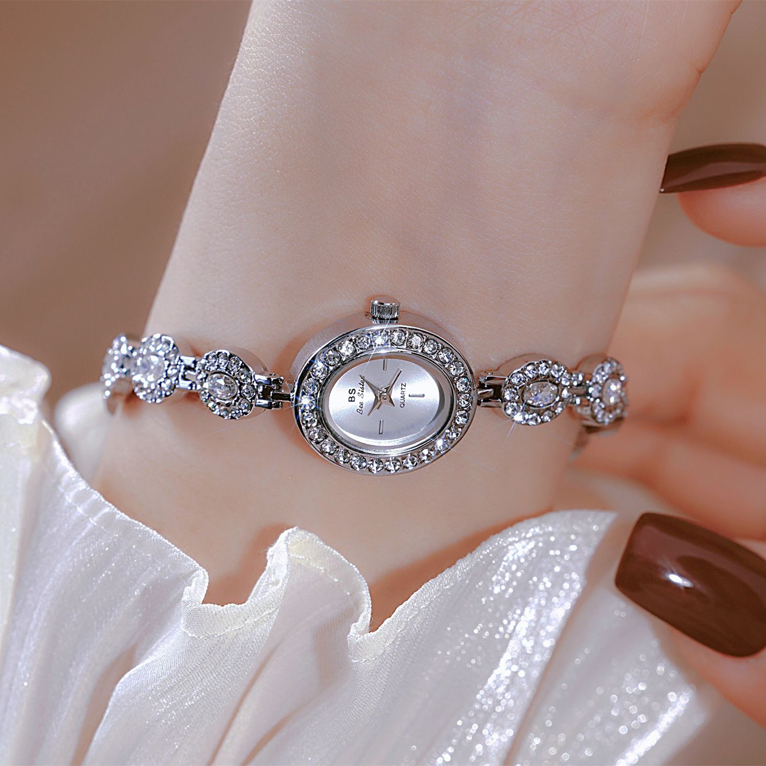 UTHAI New Women Chain Watch Li - Minimalist Thin Watch ulasan dan harga
