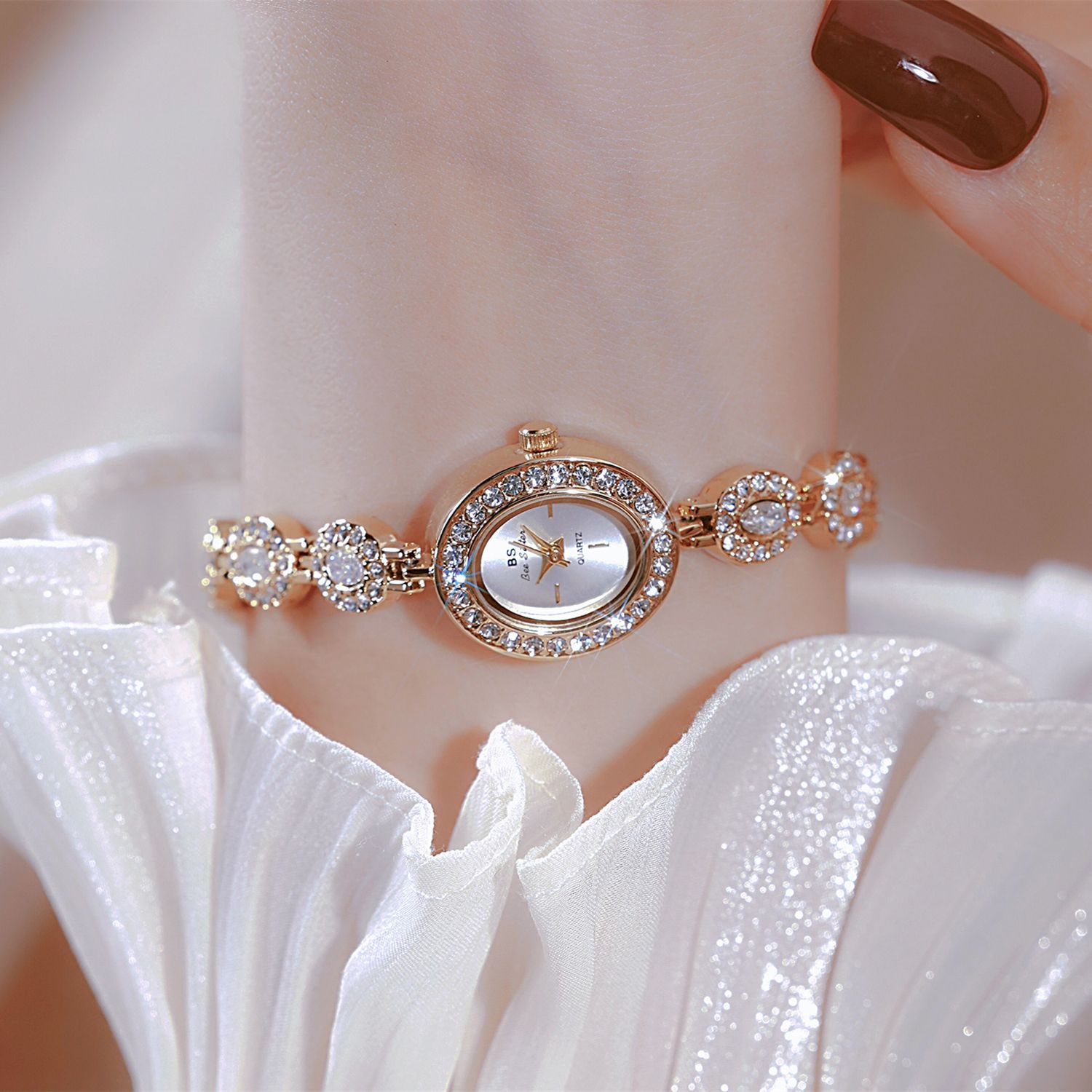 UTHAI New Women Chain Watch Li - Minimalist Thin Watch ulasan dan harga