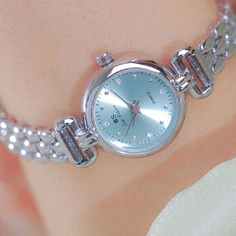 2024 New Luxury Ice Blue Silve - Minimalist Thin Watch ulasan dan harga