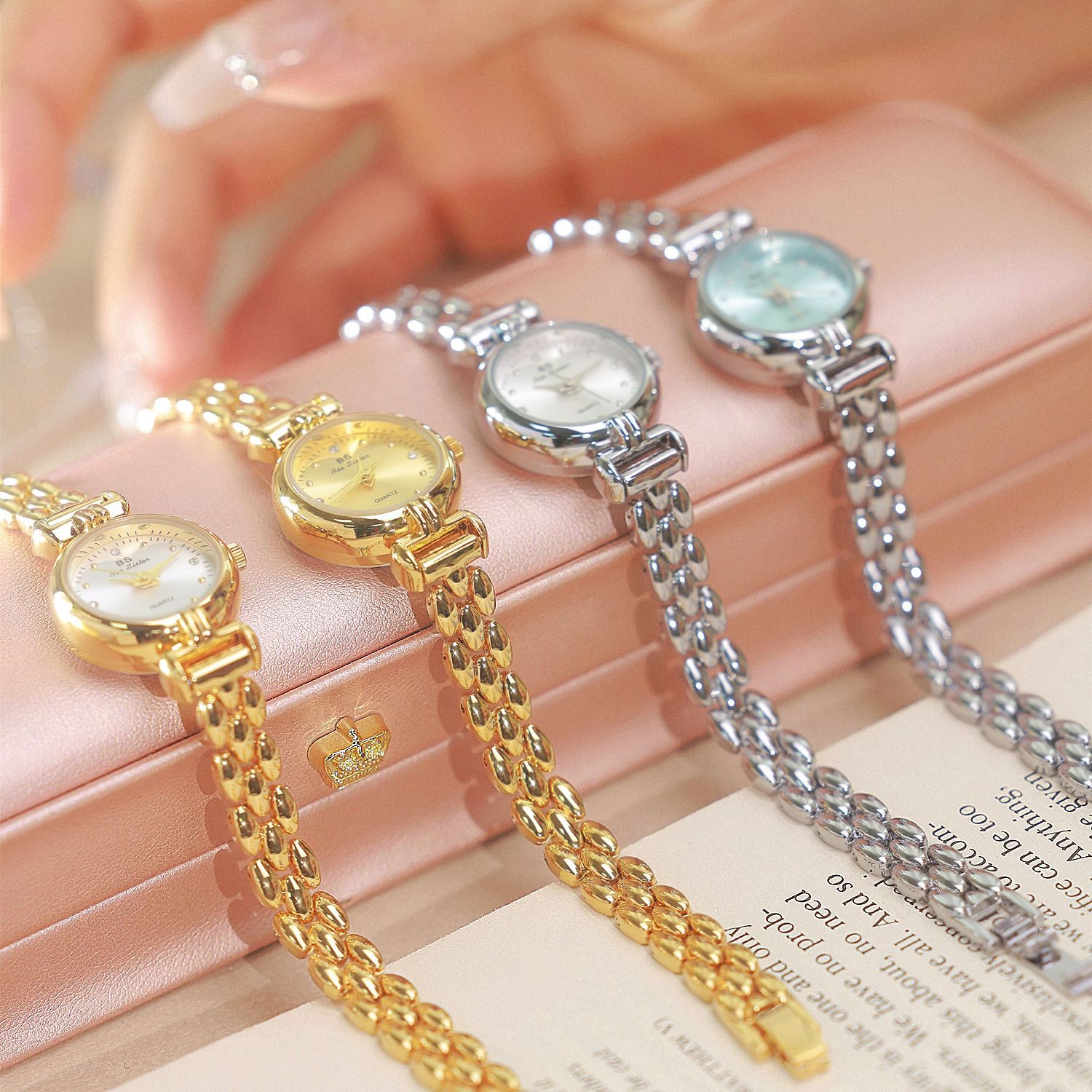 2024 New Luxury Ice Blue Silve - Minimalist Thin Watch ulasan dan harga