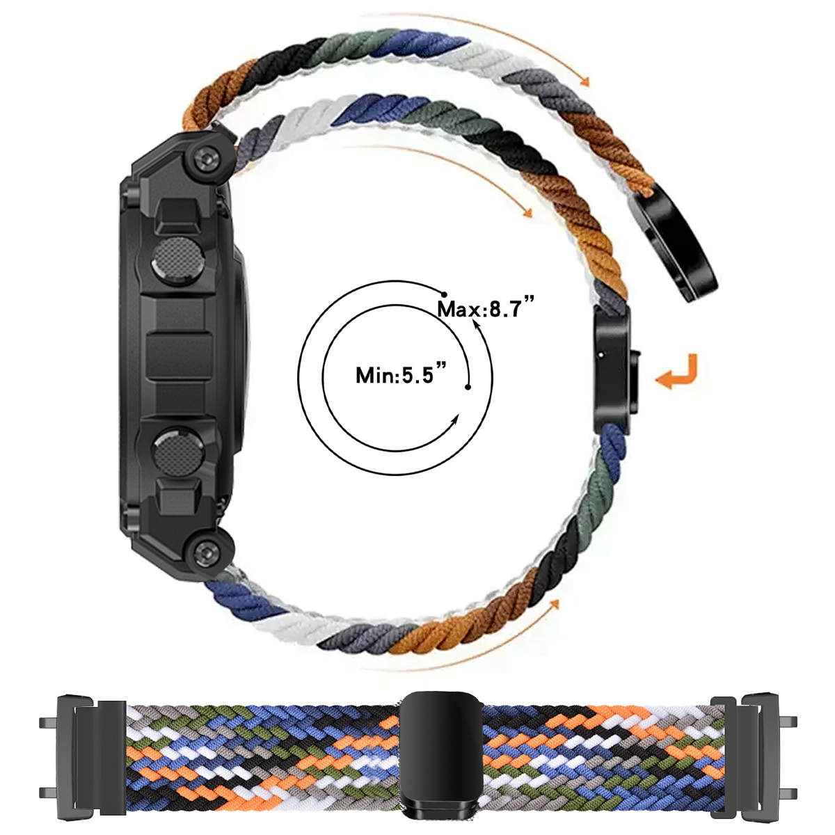 Braided Loop Strap For Huami A - Smartwatch Watches Amazfit ulasan dan harga
