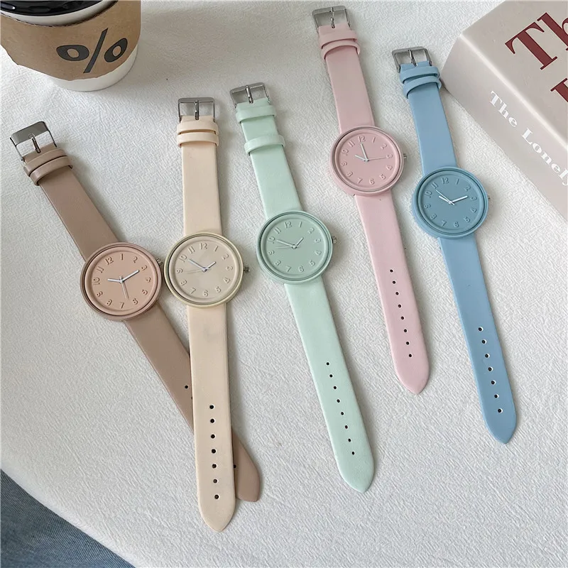 Makaron Color Series Women's W - Minimalist Thin Watch ulasan dan harga