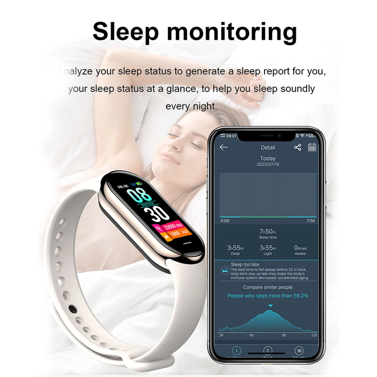 New Original Small M8 Band Sma - Smartwatch New Watches 2025 ulasan dan harga