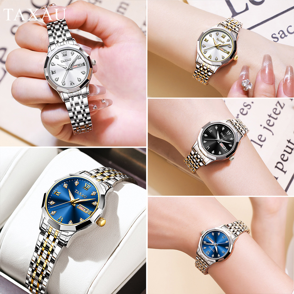 OLEVS Fashion Golden Watch for - Minimalist Thin Watch ulasan dan harga