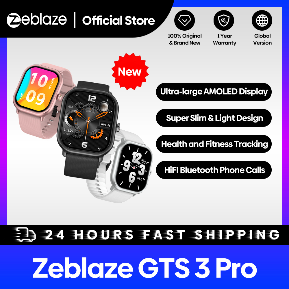 New Zeblaze GTS 3 Pro Voice Ca - Hybrid Smartwatch ulasan dan harga