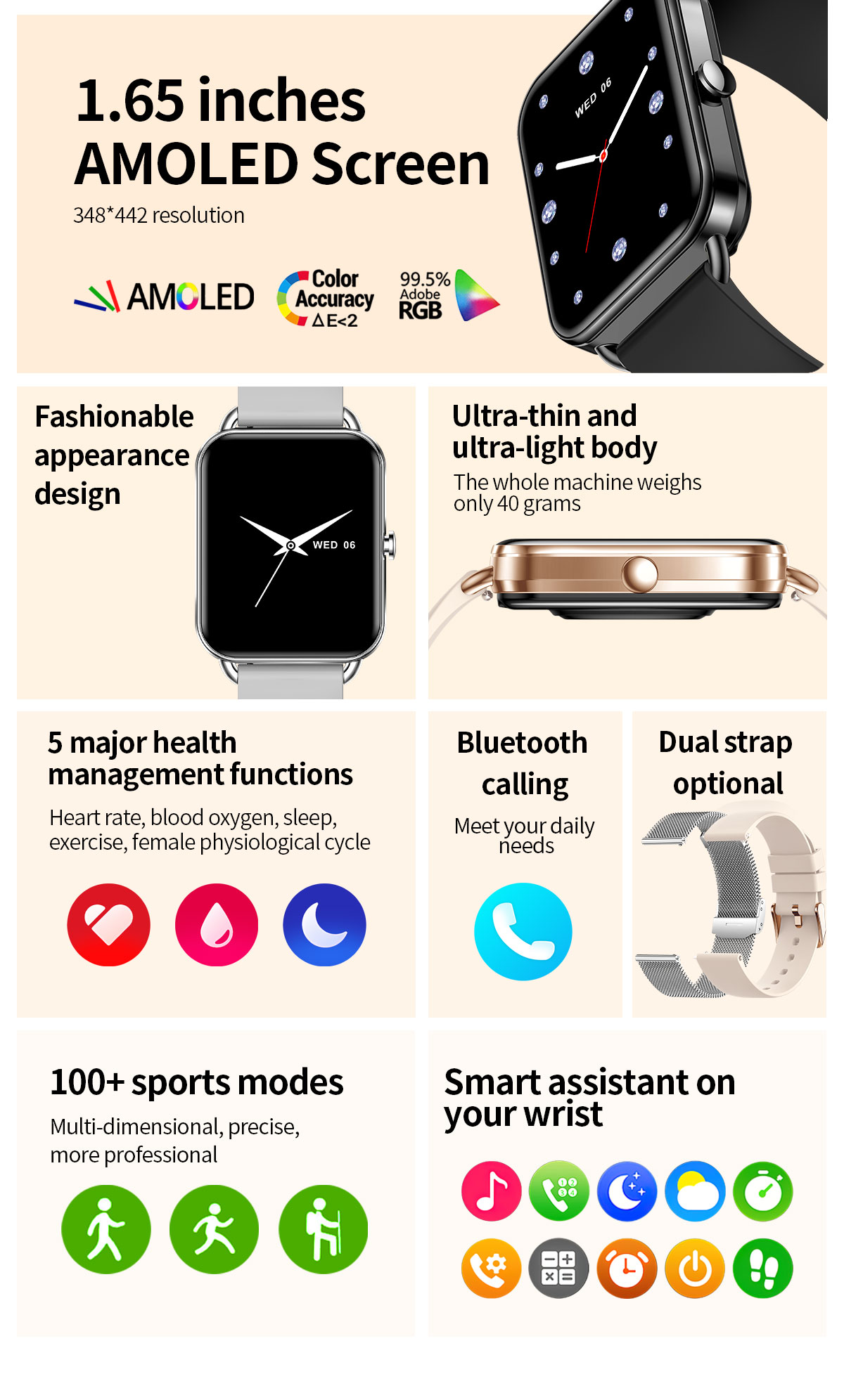 2024 Smart Watch Android Phone - Smartwatch New Watches 2025 ulasan dan harga
