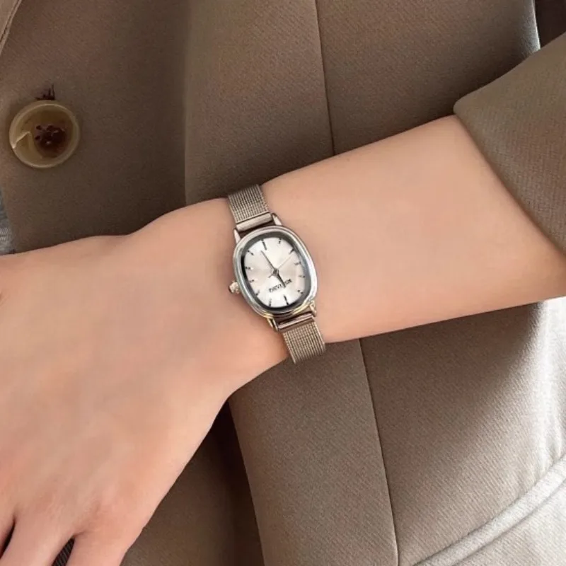 Small Oval Dial Green Watch Si - Minimalist Thin Watch ulasan dan harga