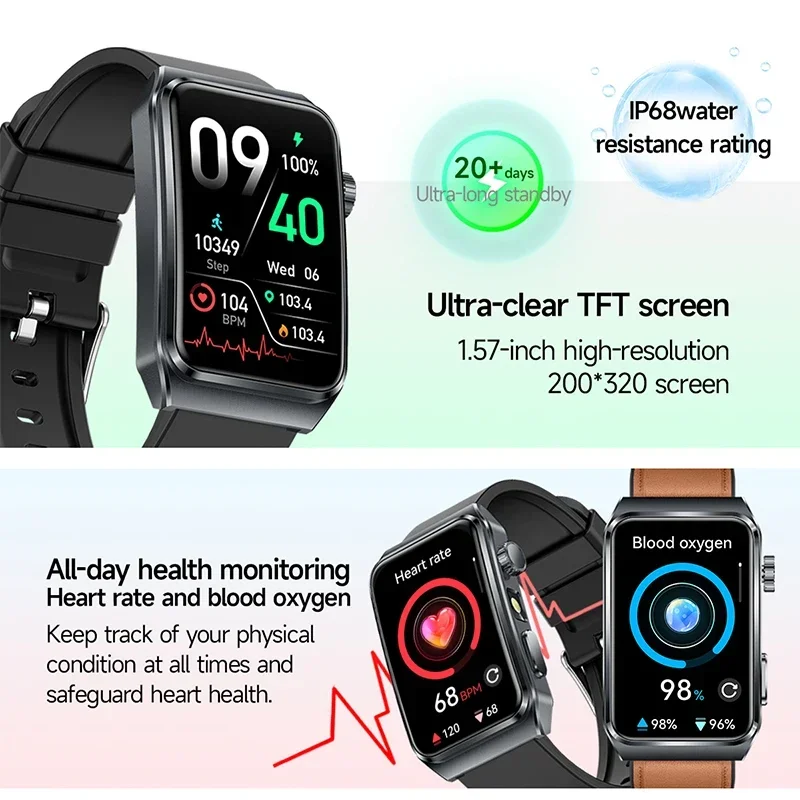 2026 New ECG+PPG Health Analys - Smartwatch New Watches 2025 ulasan dan harga