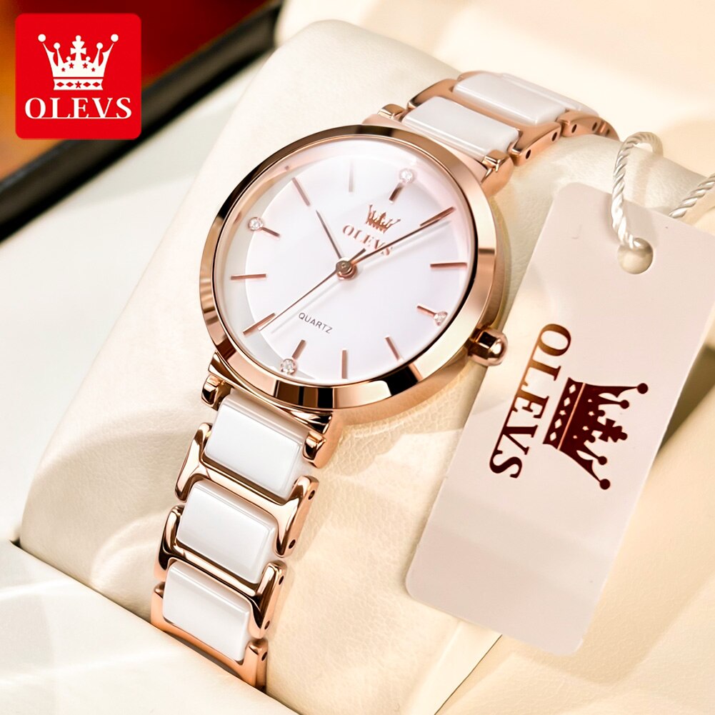 OLEVS Fashion Women Watches Re - Minimalist Thin Watch ulasan dan harga
