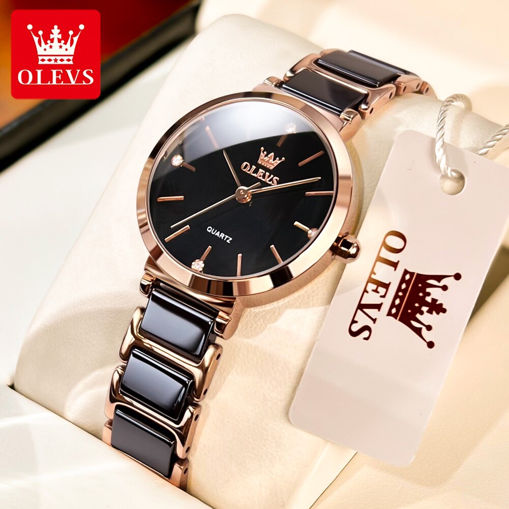 OLEVS Fashion Women Watches Re - Minimalist Thin Watch ulasan dan harga