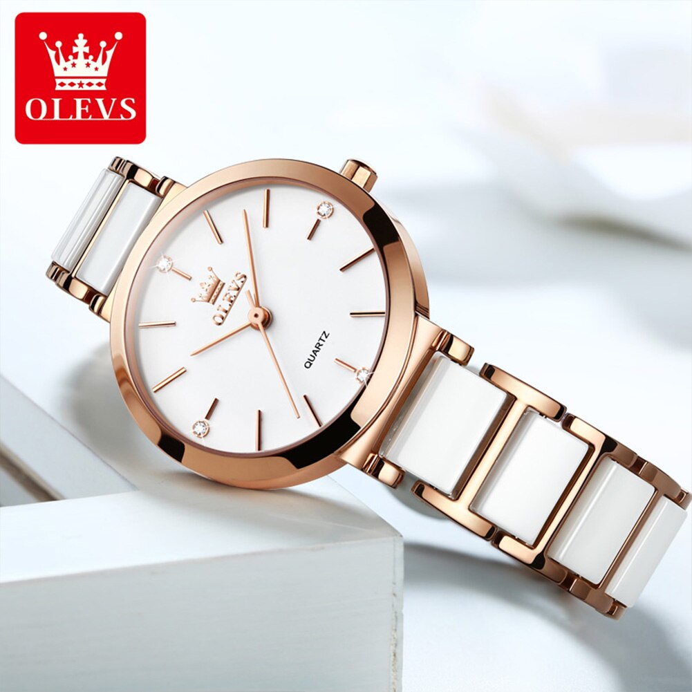 OLEVS Fashion Women Watches Re - Minimalist Thin Watch ulasan dan harga